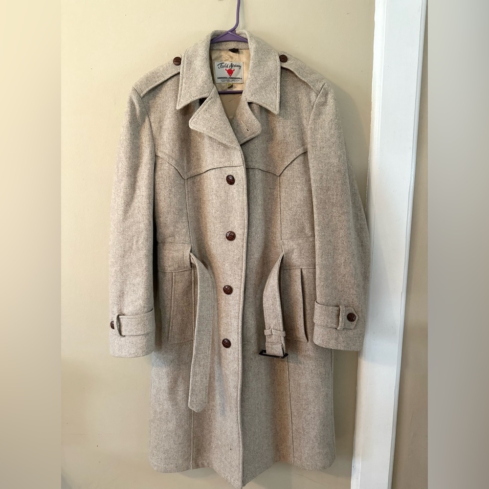 Vintage 1960's Field & Stream, Gordon & Ferguson Wool Coat, Men's Size 42L